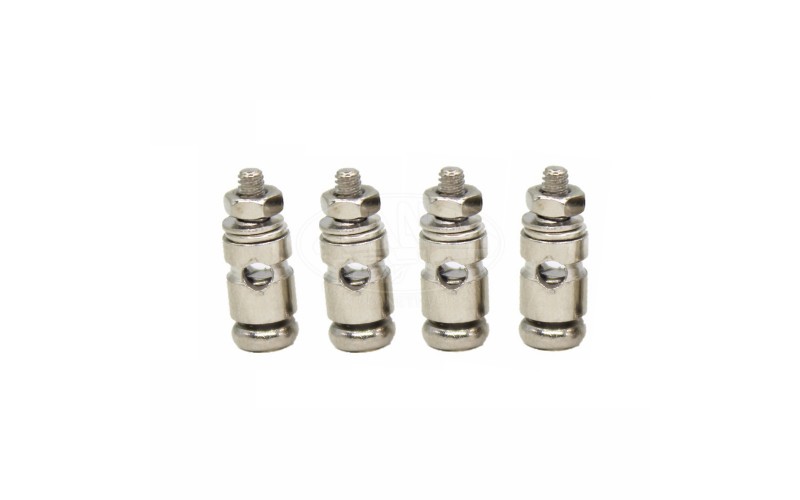 Pushrod Connectors Linkage Stoppers Hole 2.1mm RC Airplane x 4pcs